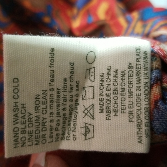 NWT ANTHROPOLOGIE Tiny Longsleeve Dress Size XS Red - Picture 12 of 12